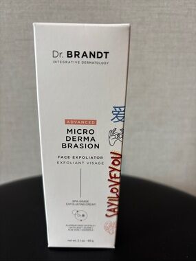 Dr. Brandt Microdermabrasion Face Exfoliant- 2.1 oz size.